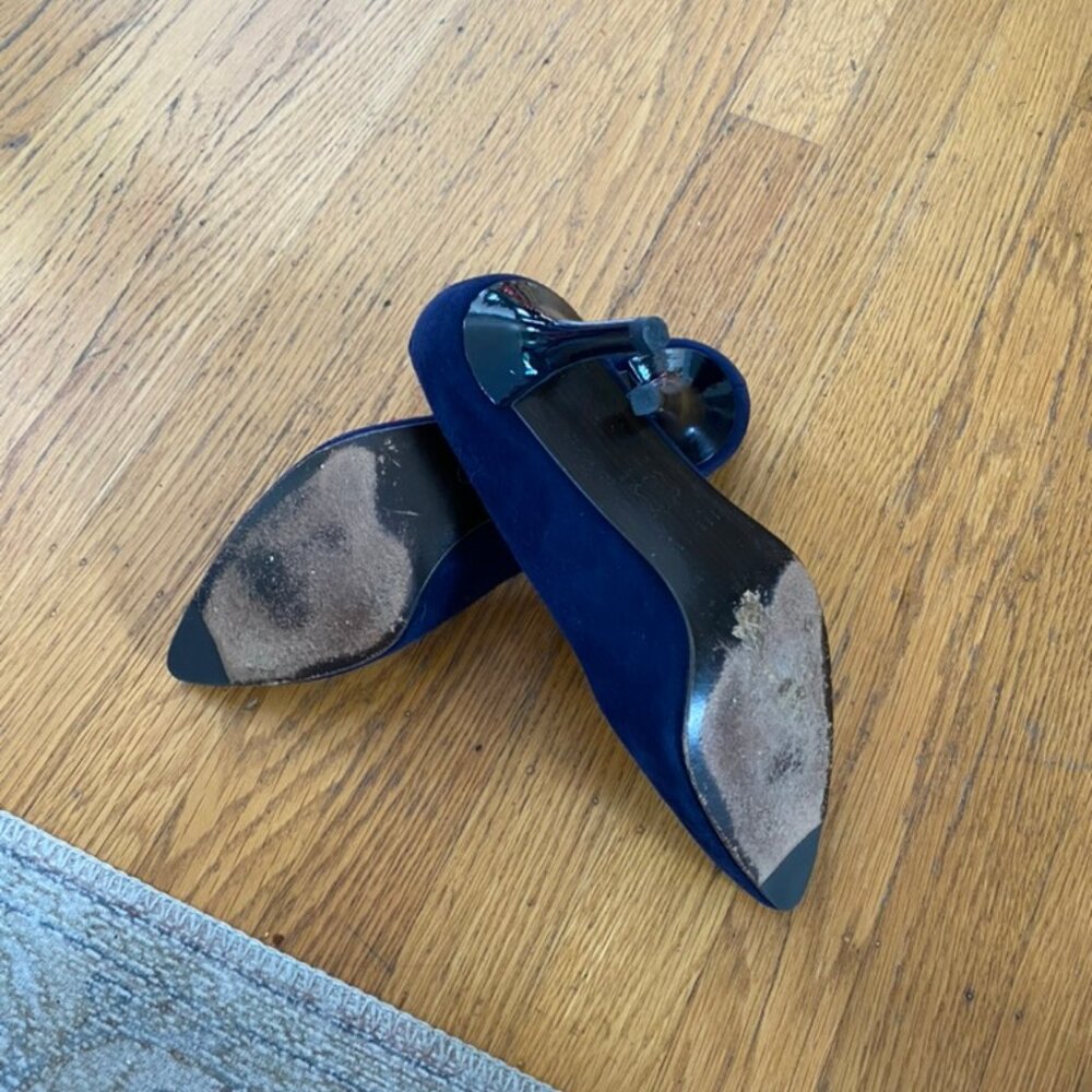 Stuart Weitzman Navy Heels - Size 7 - image 4